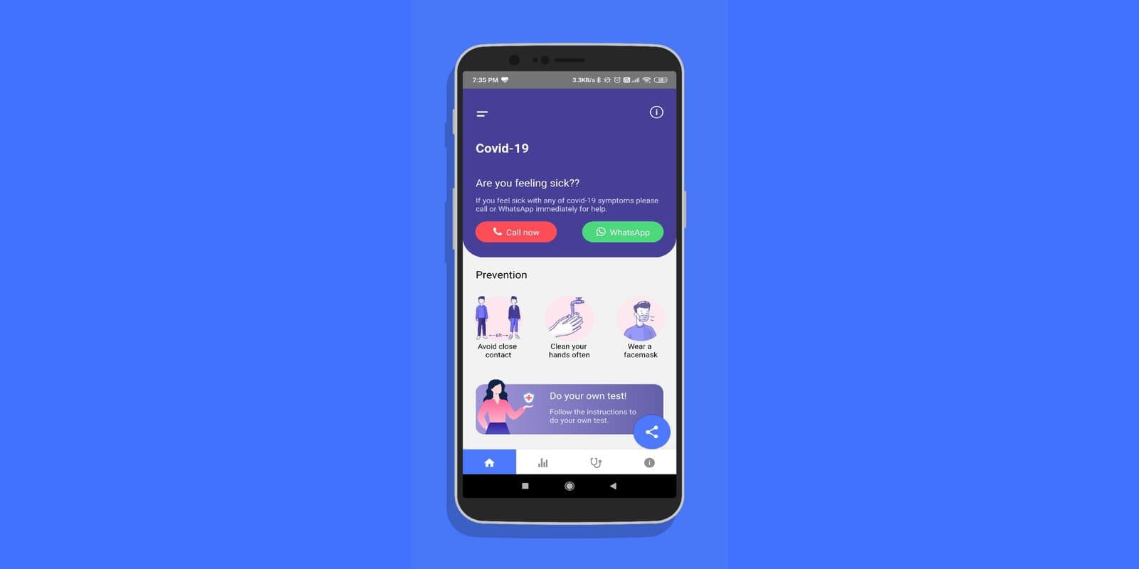 TheCoronaVirus Android App built using React-Native ⚛️ in Just A Day 🤯